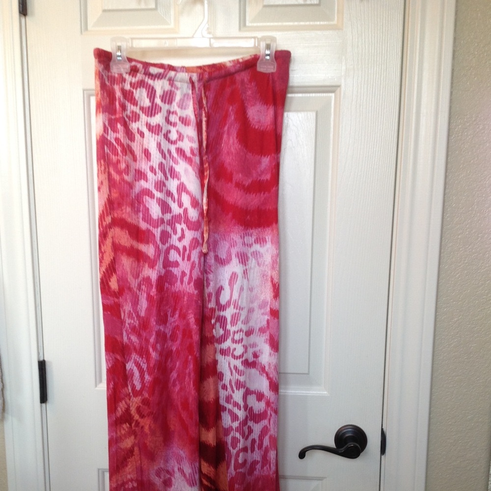 🍁 Natori Lounge Pants Pink Animal Print  Small